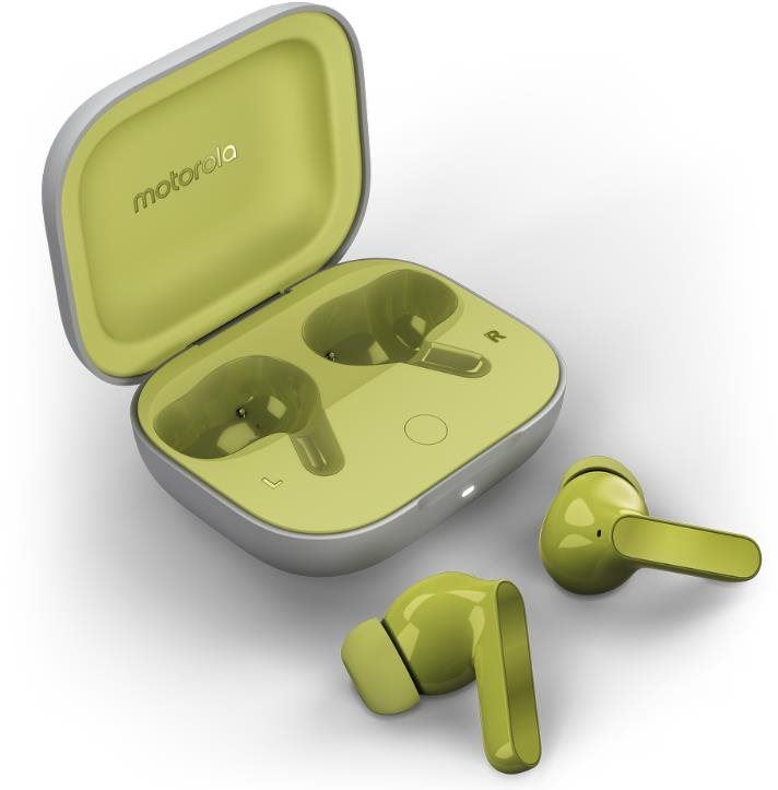 Bezdrátová sluchátka Motorola Moto Buds Kiwi Green