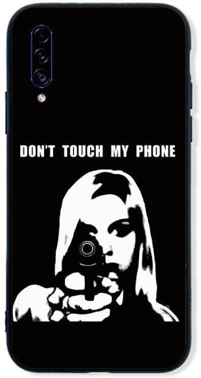 Kryt na mobil TopQ LUXURY Samsung A30s pevný Don´t Touch Gun 45396