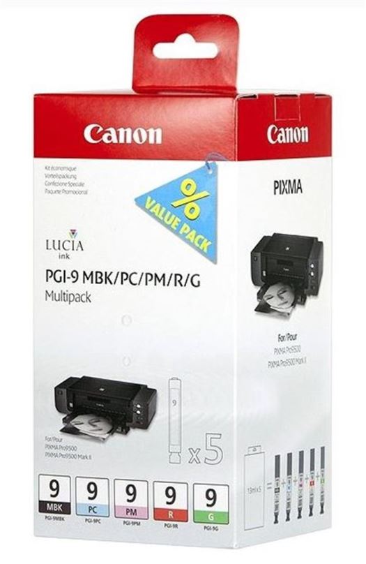 Canon originální ink PGI9, MBK/PC/PM/R/G, 1033B013, Canon iP9500