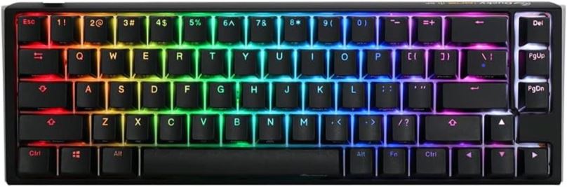 Herní klávesnice Ducky One 3 Classic Black/White SF Gaming keyboard, RGB LED - MX-Speed-Silver (US)