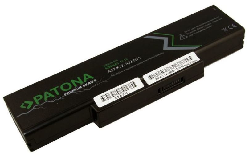 Baterie do notebooku PATONA pro ntb Asus A32-K72 5200mAh Li-Ion 11, 1V PREMIUM