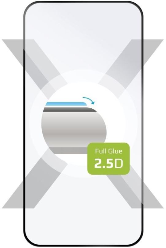 Ochranné sklo FIXED FullGlue-Cover pro Nokia XR21 černé