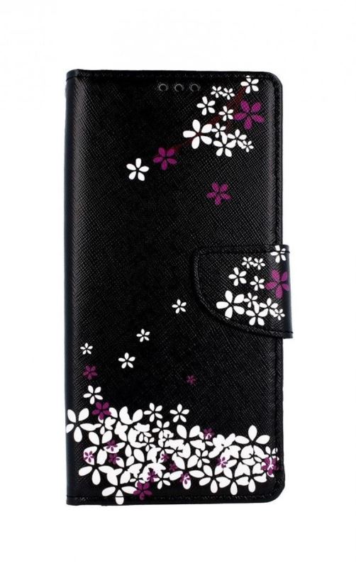 Kryt na mobil TopQ Xiaomi Redmi Note 9 knížkový Květy sakury 50604