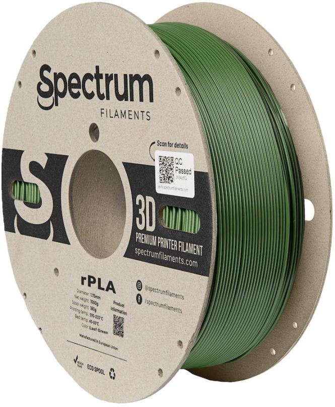 Filament Filament Spectrum R-PLA 1.75mm Leaf Green 1kg