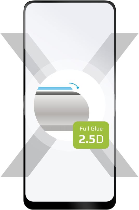 Ochranné sklo FIXED FullGlue-Cover pro Xiaomi Redmi Note 10/Note 10S černé