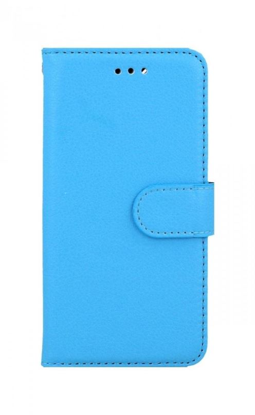 Pouzdro na mobil TopQ Pouzdro iPhone SE 2022 knížkové modré s přezkou 74996