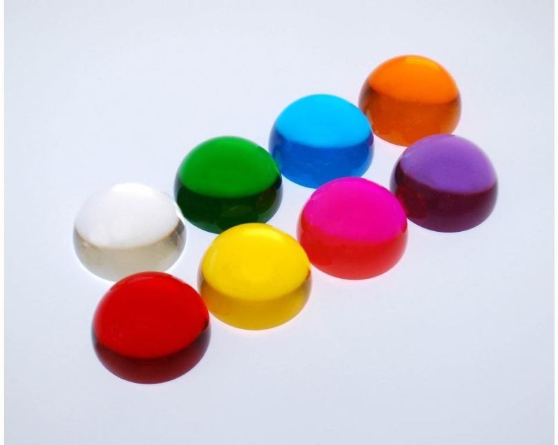 Didaktická hračka Smyslové půlkruhy barevné