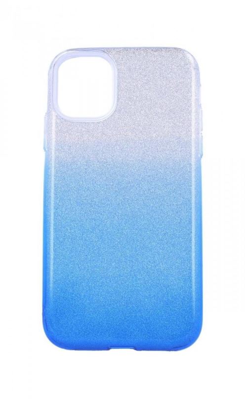 Kryt na mobil TopQ iPhone 13 glitter stříbrno-modrý 64833