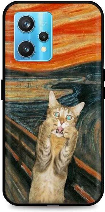 Kryt na mobil TopQ Kryt Realme 9 Pro+ silikon Scared Cat 73339