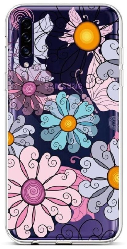 Kryt na mobil TopQ Samsung A30s silikon Colorful Daisy 45302
