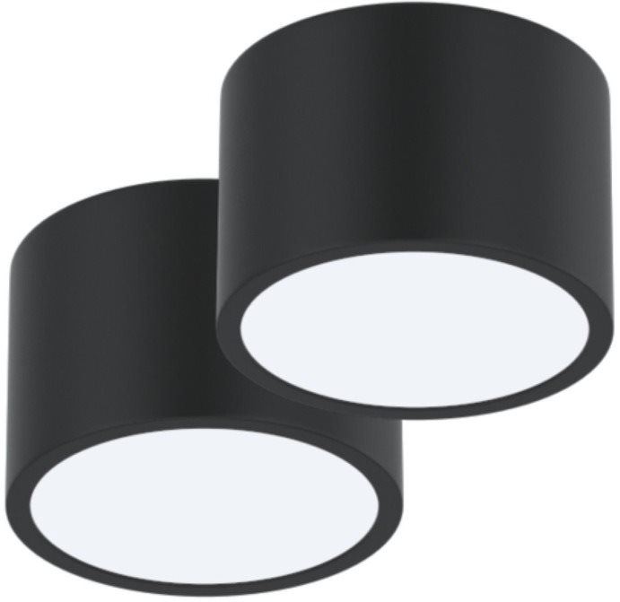 Stropní světlo IMMAX NEO sada 2x RONDATE Smart stropní svítidlo 15cm 12W černé Zigbee 3.0 + DO