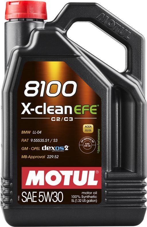 Motorový olej MOTUL 8100 X-CLEAN EFE 5W30 5L