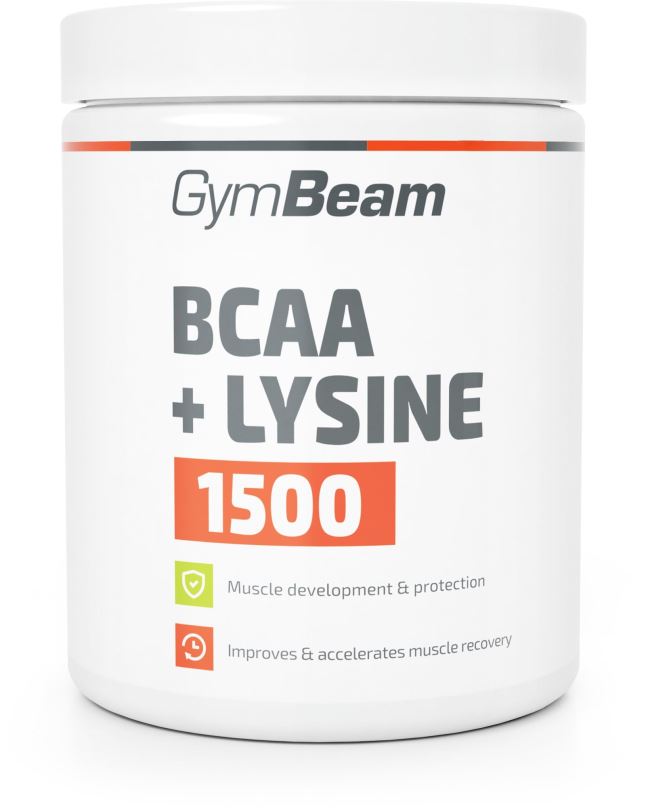 Aminokyseliny GymBeam BCAA 1500 + Lysine, 300 tab