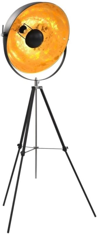 Stojací lampa Stojací lampa E27 černo-zlatá 51 cm