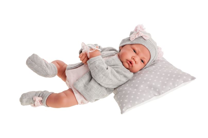 Panenka Antonio Juan 3386 NACIDA - realistická panenka miminko s měkkým látkovým tělem - 42 cm