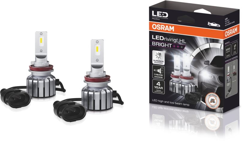 LED autožárovka OSRAM LEDriving HL BRIGHT +300% "H8/H11/H16/H9" 12V