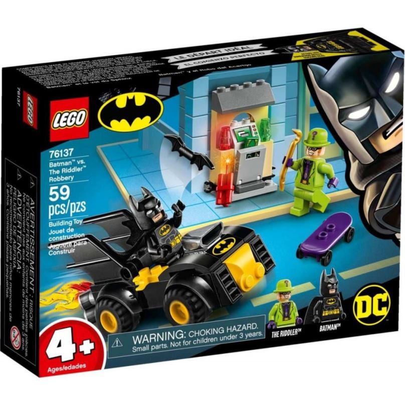 LEGO stavebnice LEGO Super Heroes 76137 Batman vs. Hádankář a loupež