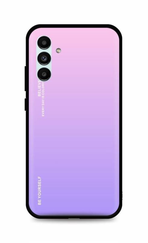 Kryt na mobil TopQ Kryt LUXURY Samsung A04s pevný duhový růžový 88068