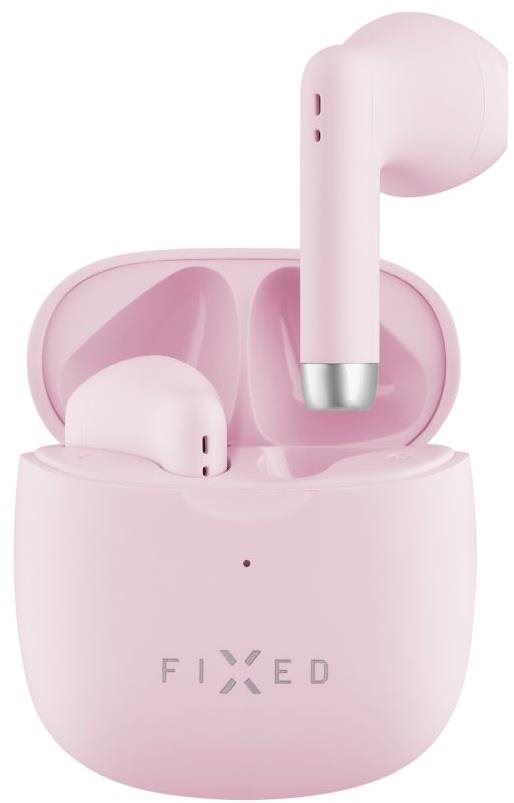 Bezdrátová sluchátka FIXED Pods růžová