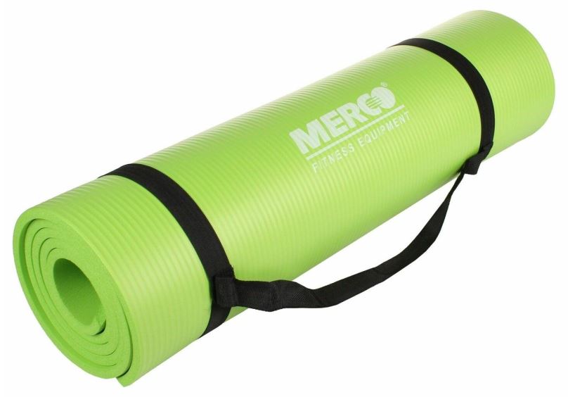 Podložka na cvičení Merco Yoga NBR 10 Mat limetková