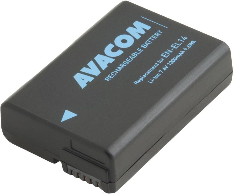Baterie pro fotoaparát AVACOM za Nikon EN-EL14 EN-EL14a EN-EL14e Li-Ion 7.4V 1300mAh 9.6Wh