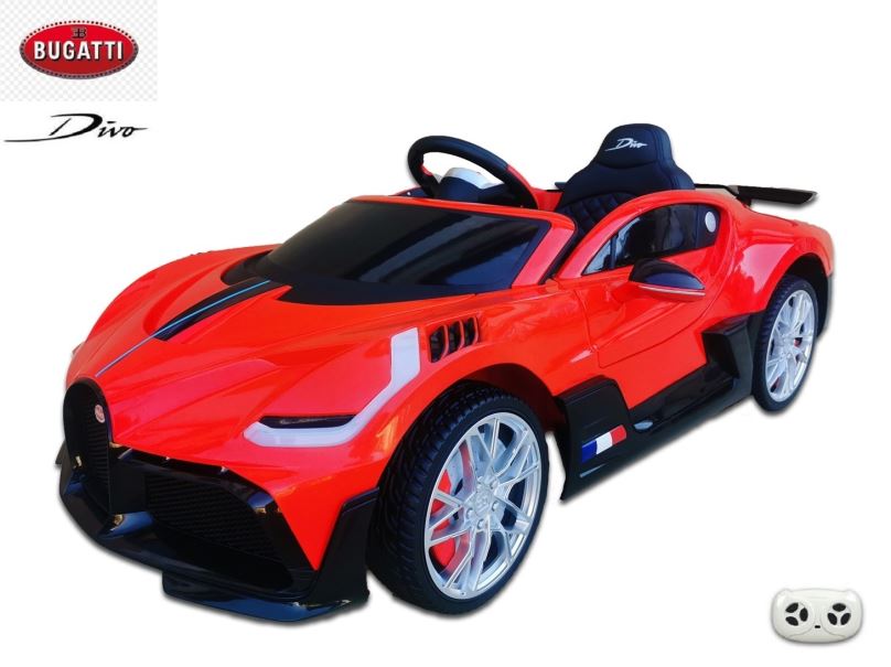 Elektrické auto pro děti Bugatti Divo, červený