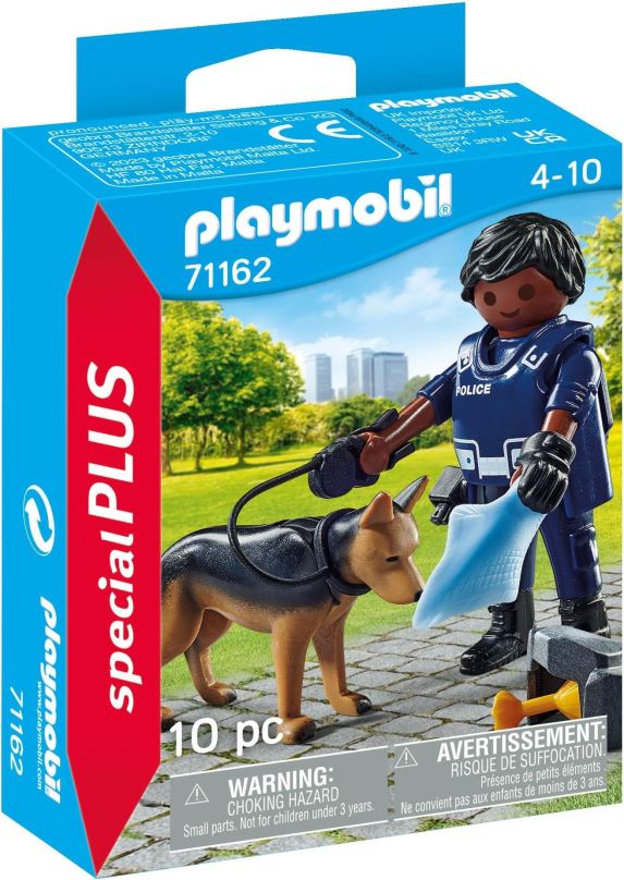 Figurky Playmobil 71162 Policista se služebním psem