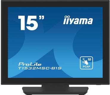 LCD monitor 15" iiyama ProLite T1532MSC-B1S