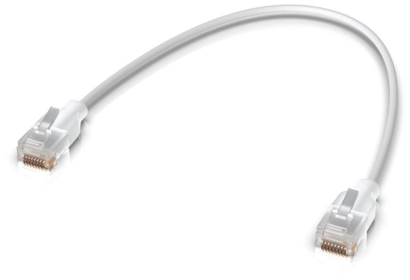 Ubiquiti UniFi Etherlighting Patch kabel, 0,15m, bílý