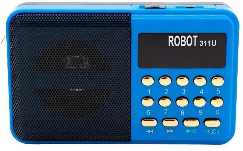 Rádio PRONETT XJ5097 Mini kapesní rádio USB modré