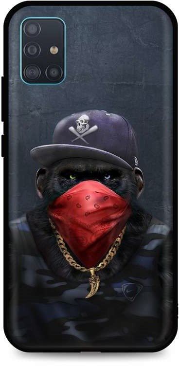 Kryt na mobil TopQ Samsung A51 silikon Monkey Gangster 55922