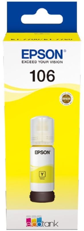 Inkoust do tiskárny Epson 106 Eco Tank žlutá