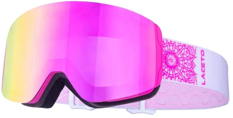 Lyžařské brýle Laceto Snowdrift, růžové