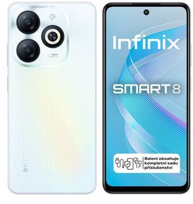 Mobilní telefon Infinix Smart 8 3GB/64GB bílý