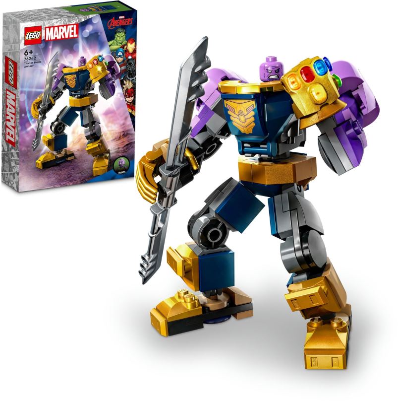 LEGO stavebnice LEGO® Marvel 76242 Thanos v robotickém brnění