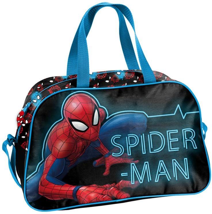 Taška přes rameno PASO Spiderman, Modrá