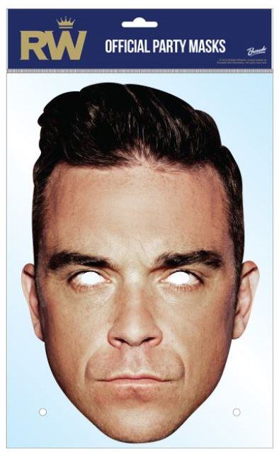 Karnevalová maska Robbie Williams official - maska celebrit