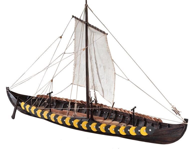 Model lodě Dušek Vikingská loď Gokstad 1:35 kit