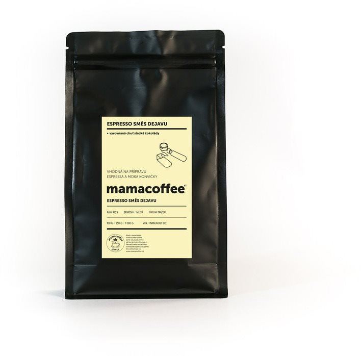Káva mamacoffe Espresso směs Dejavu, 250g