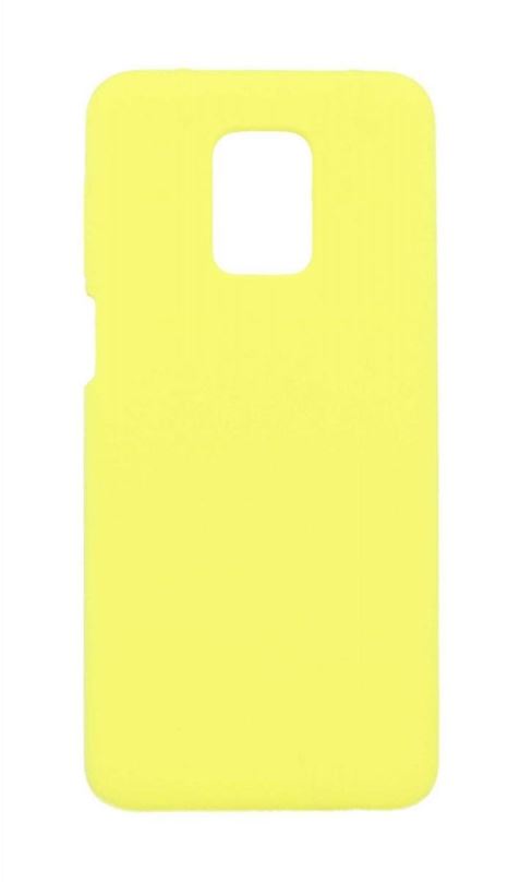 Kryt na mobil TopQ Kryt Essential Xiaomi Redmi Note 9 Pro žlutý 85472