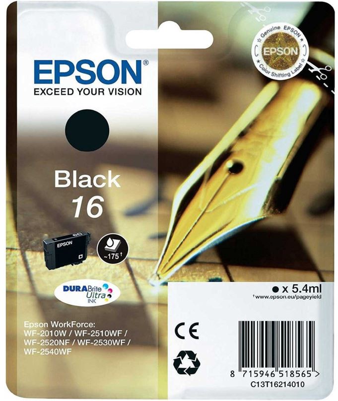 Cartridge Epson T1621 černá