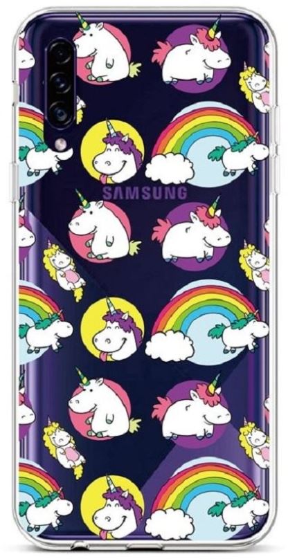 Kryt na mobil TopQ Samsung A30s silikon Chunky Unicorns 45305