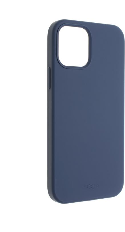 Kryt na mobil FIXED Flow Liquid Silicon case pro Apple iPhone 12/12 Pro modrý