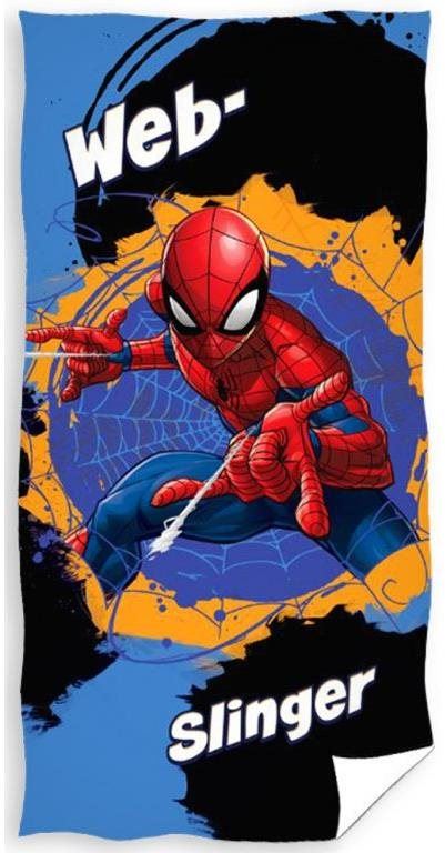 Dětská osuška CARBOTEX Spiderman zasahuje 70x140 cm