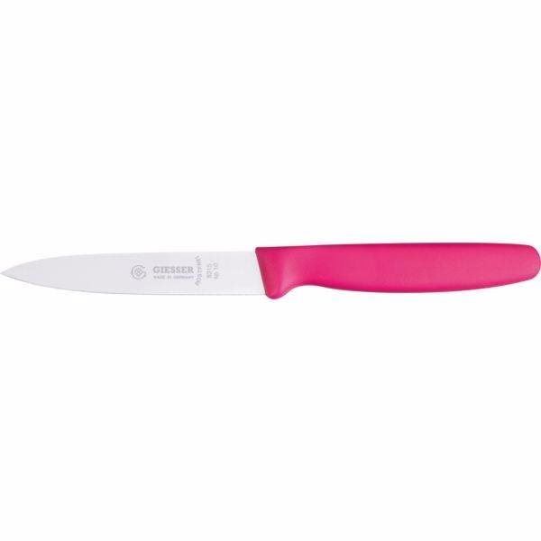 Kuchyňský nůž Giesser messer Nůž na zeleninu 10 cm růžový