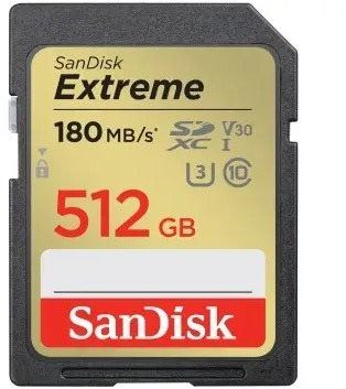 Paměťová karta SanDisk SDXC Extreme 512GB