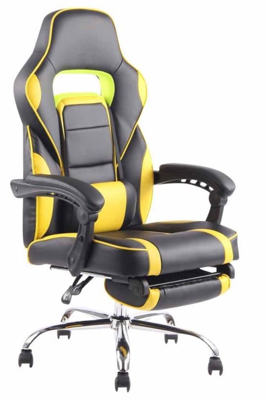 Kancelářská židle BHM GERMANY Fatis černo-žlutá