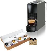 Kávovar na kapsle NESPRESSO KRUPS Essenza Mini Intense Grey XN110B