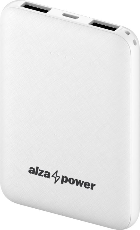 Powerbanka AlzaPower Onyx 5000mAh bílá