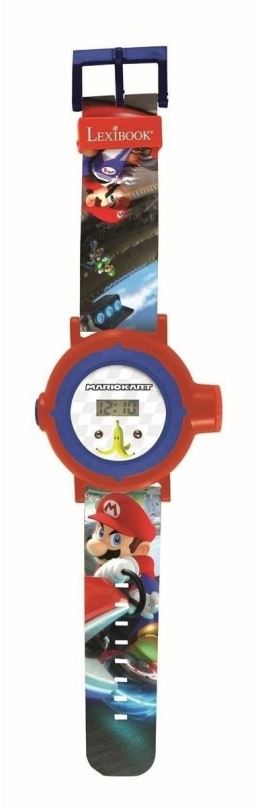 Dětské hodinky Lexibook Mario Kart Digitální projekční hodinky s 20 obrázky k promítání